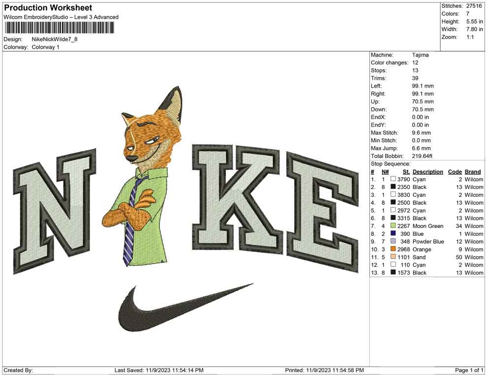 Nike Nick Wilde
