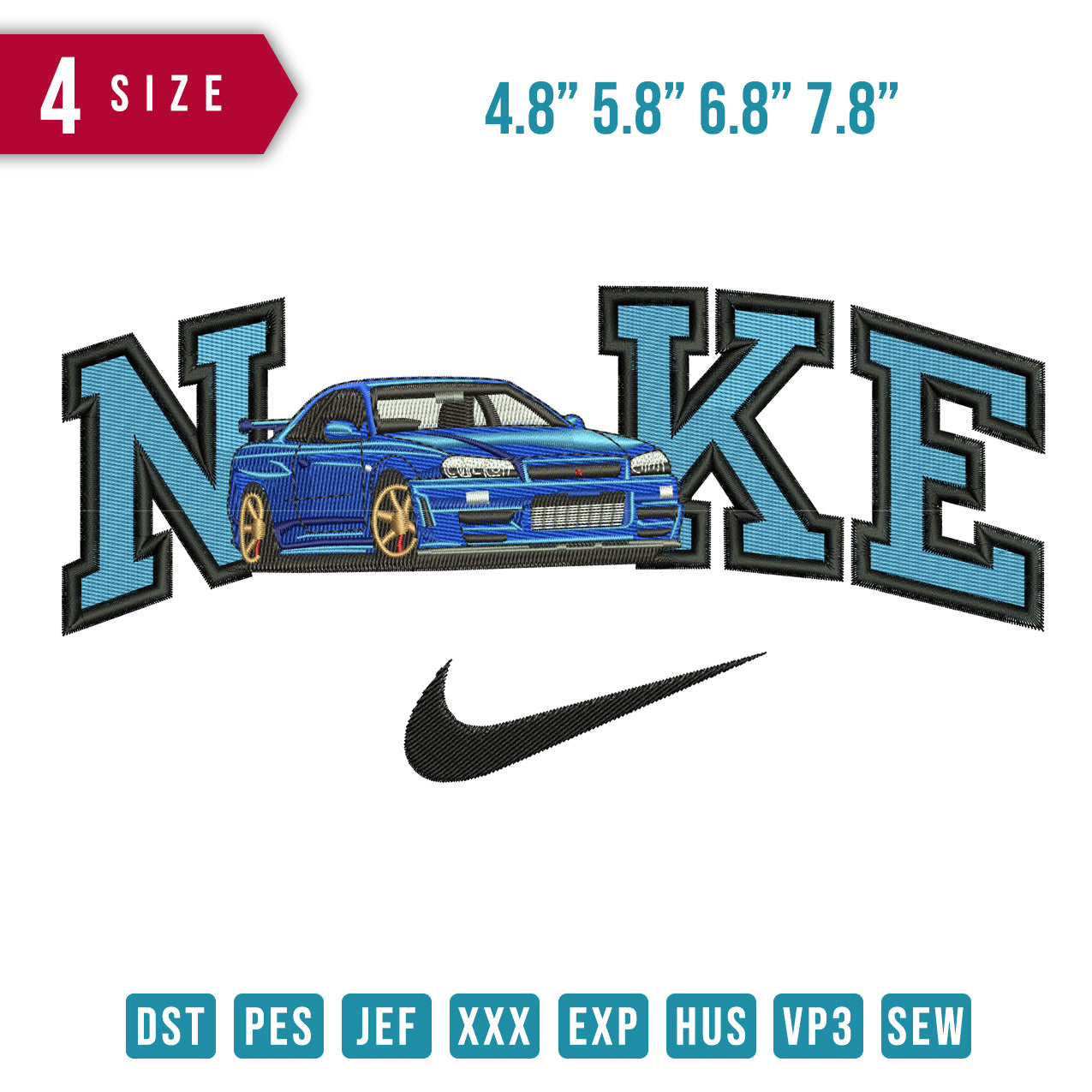 Nike Nissan blue