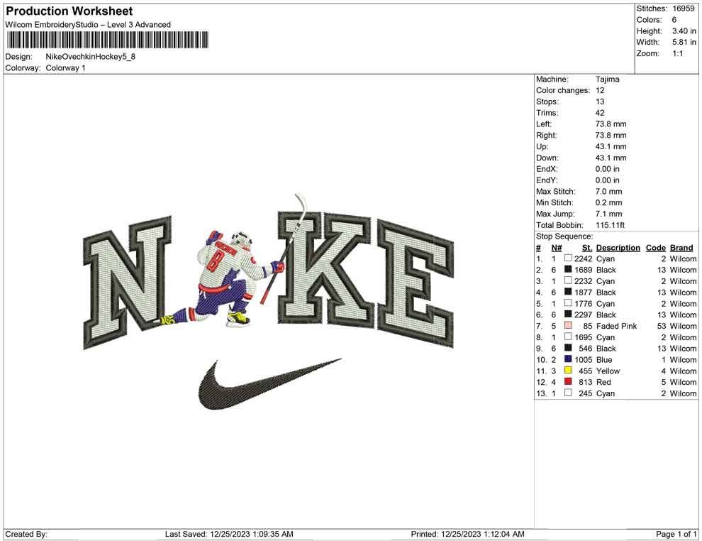 Nike Ovechkin hockey