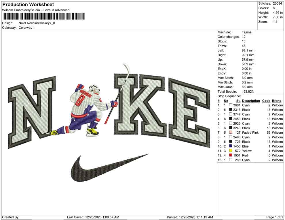 Nike Ovechkin hockey