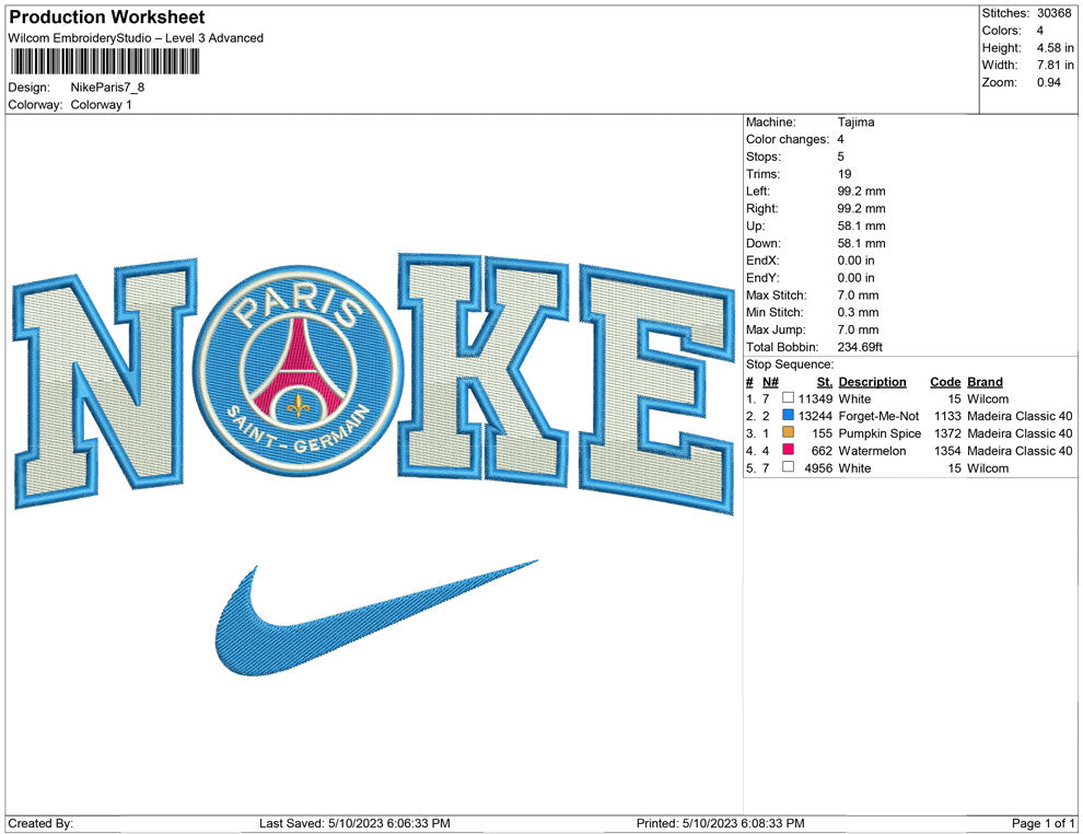 Nike Paris