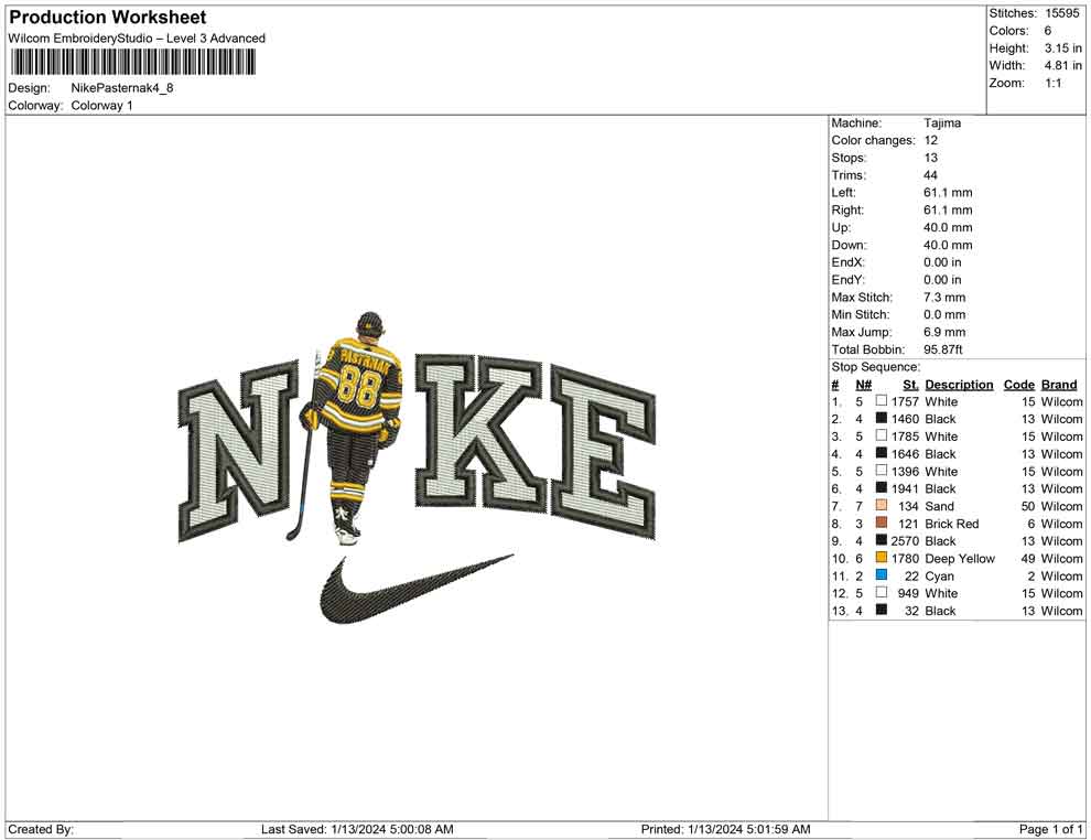 Nike pasternak