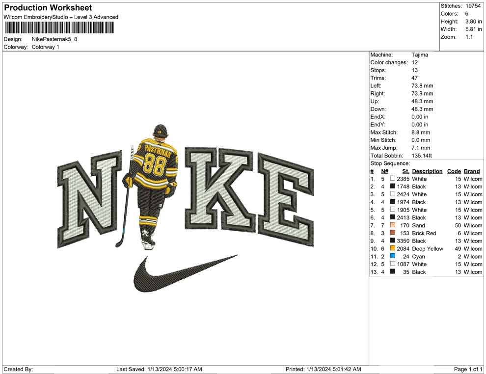 Nike pasternak