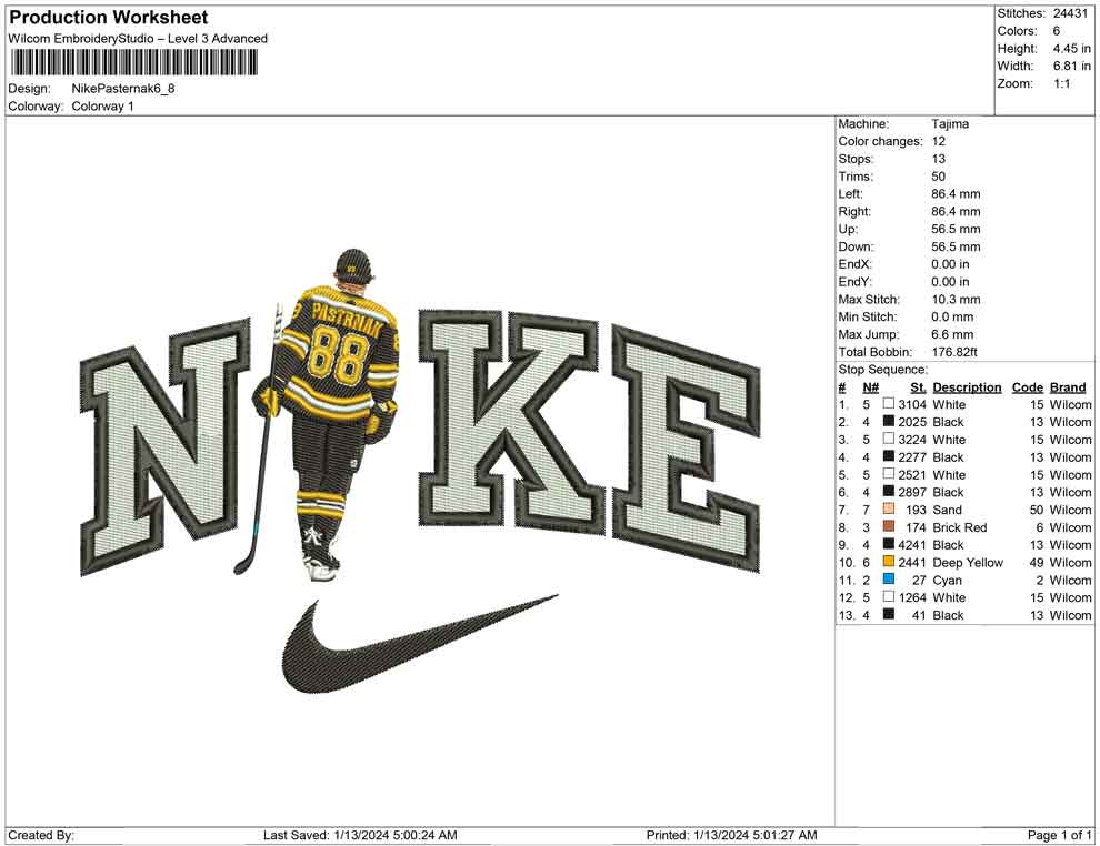 Nike pasternak