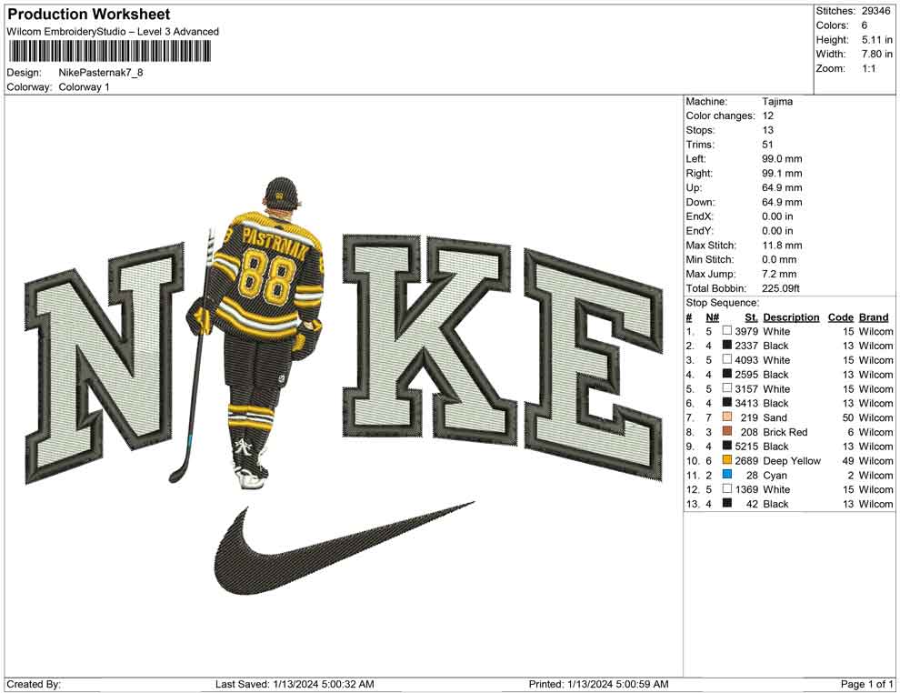 Nike pasternak