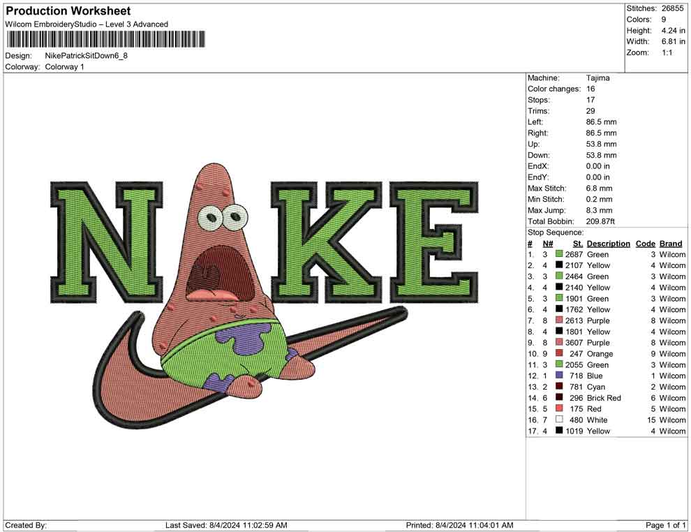 Nike Patrick Sit Down