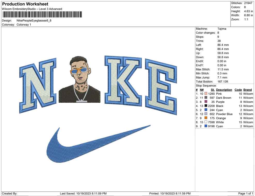 Nike people eyeglasses