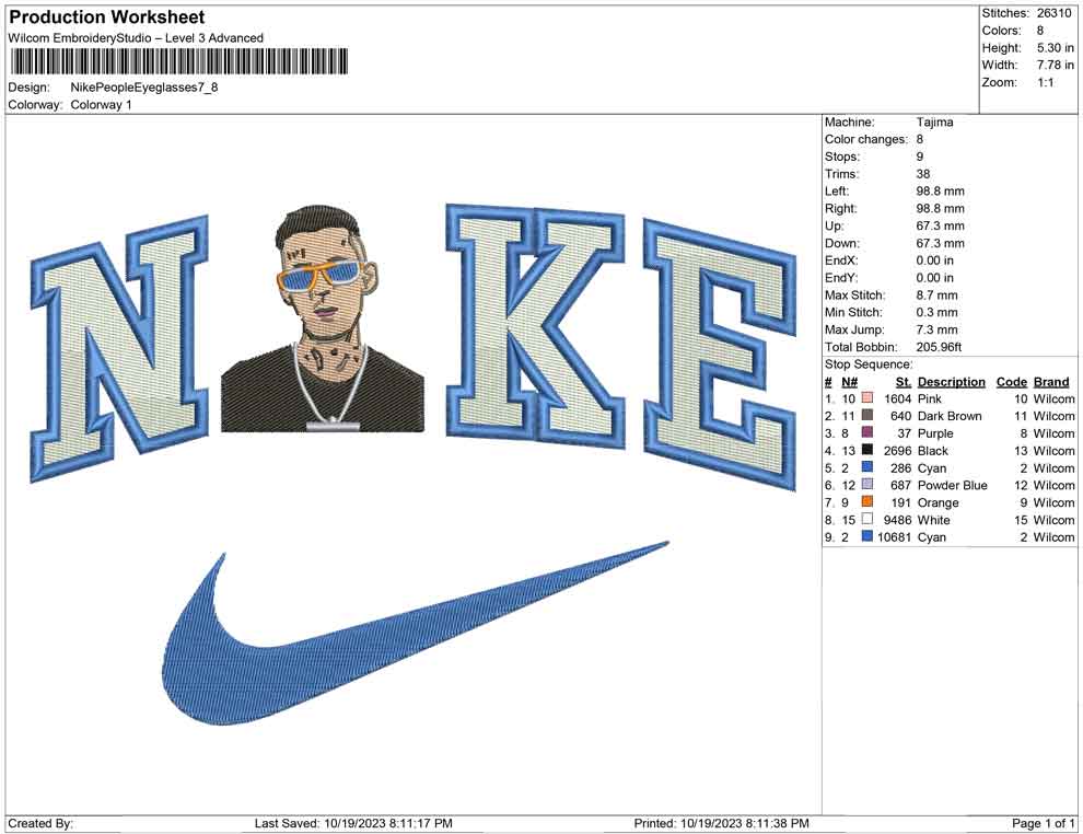 Nike people eyeglasses