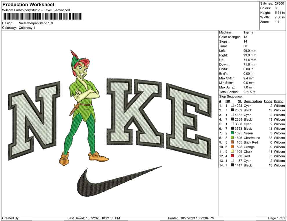 Nike Peterpan Stand