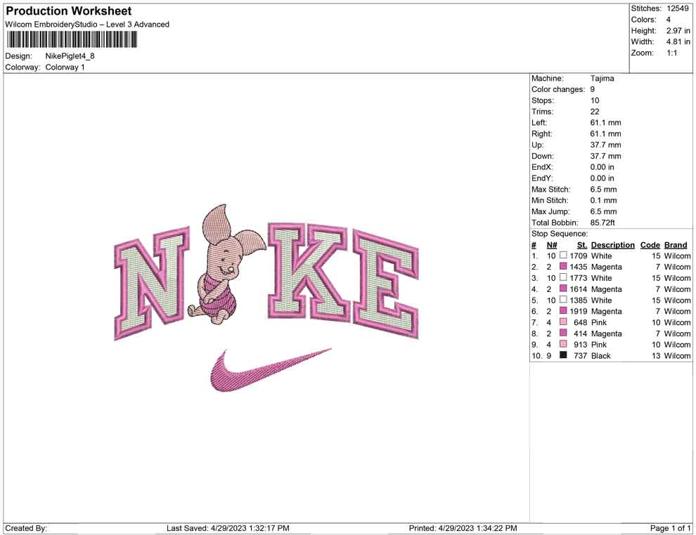 Nike Piglet