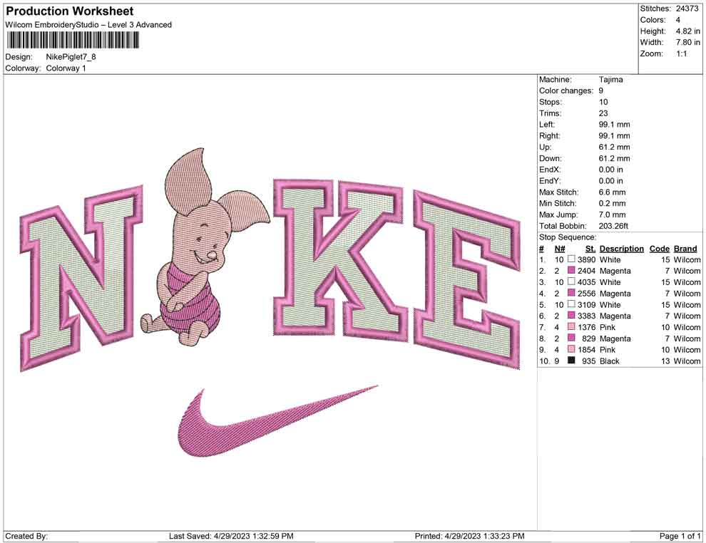 Nike Piglet