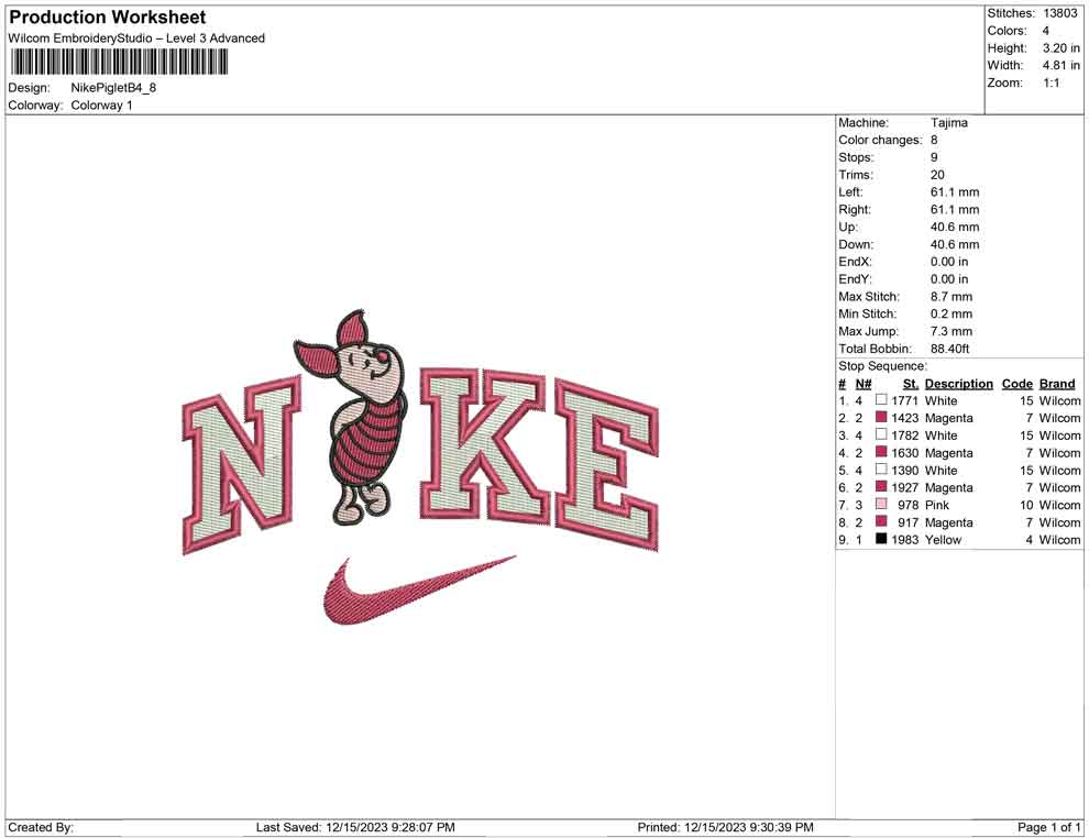 Nike Piglet B