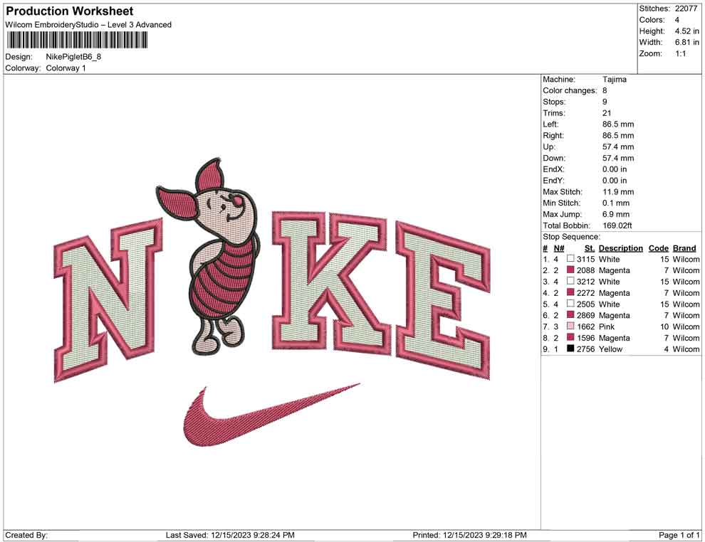Nike Piglet B