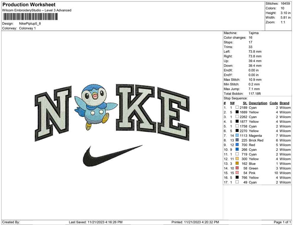 Nike Piplup