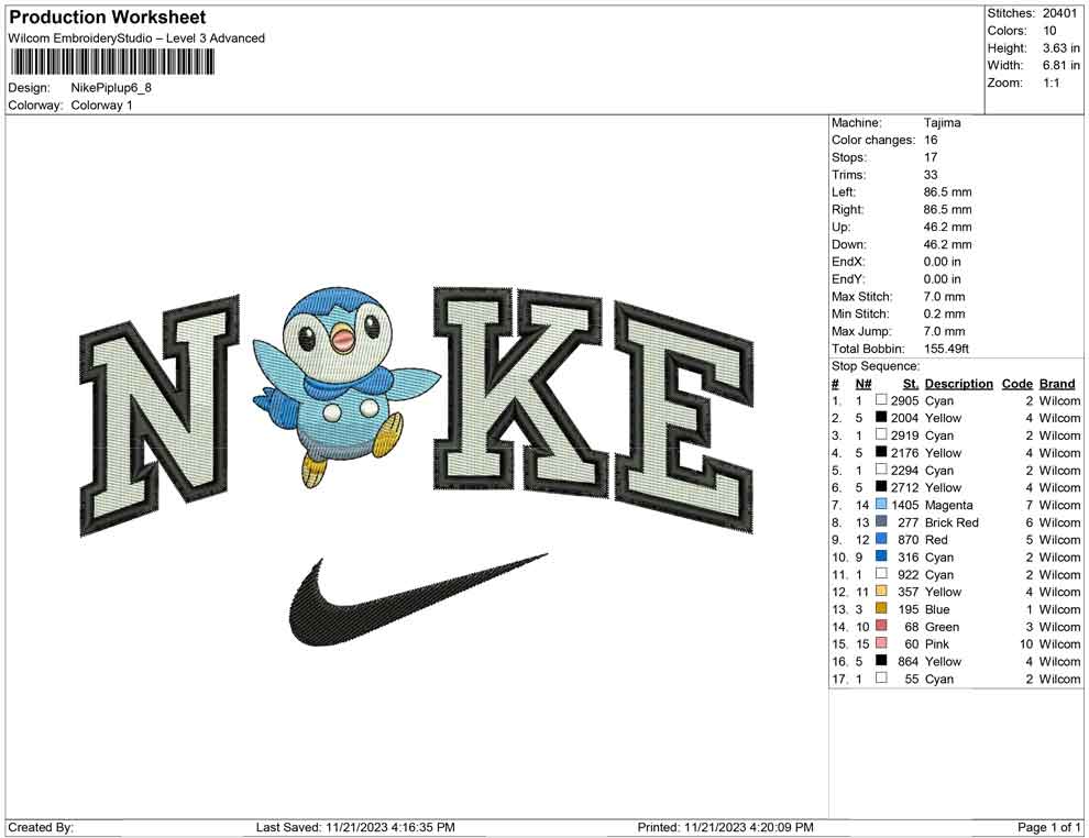 Nike Piplup