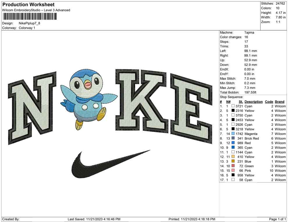 Nike Piplup