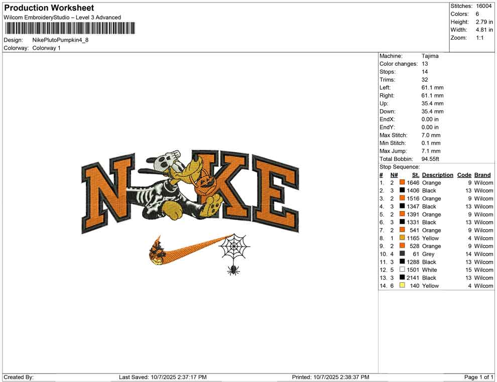 Nike Pluto Pumpkin