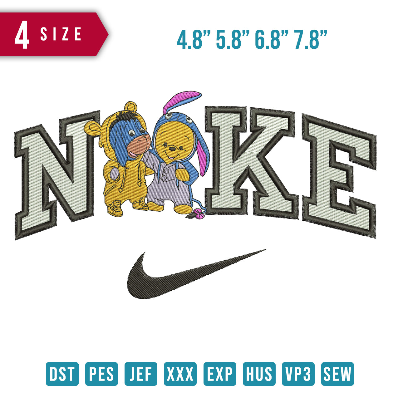 Nike pooh eeyore hoodie