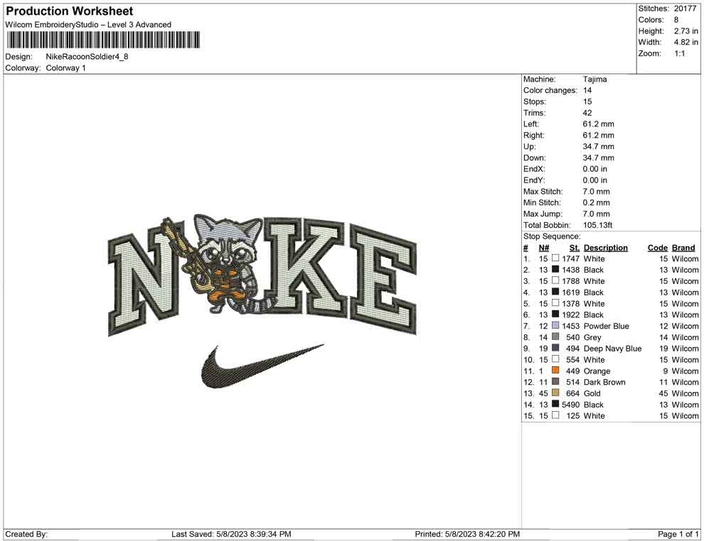 Nike Racoon Soldier