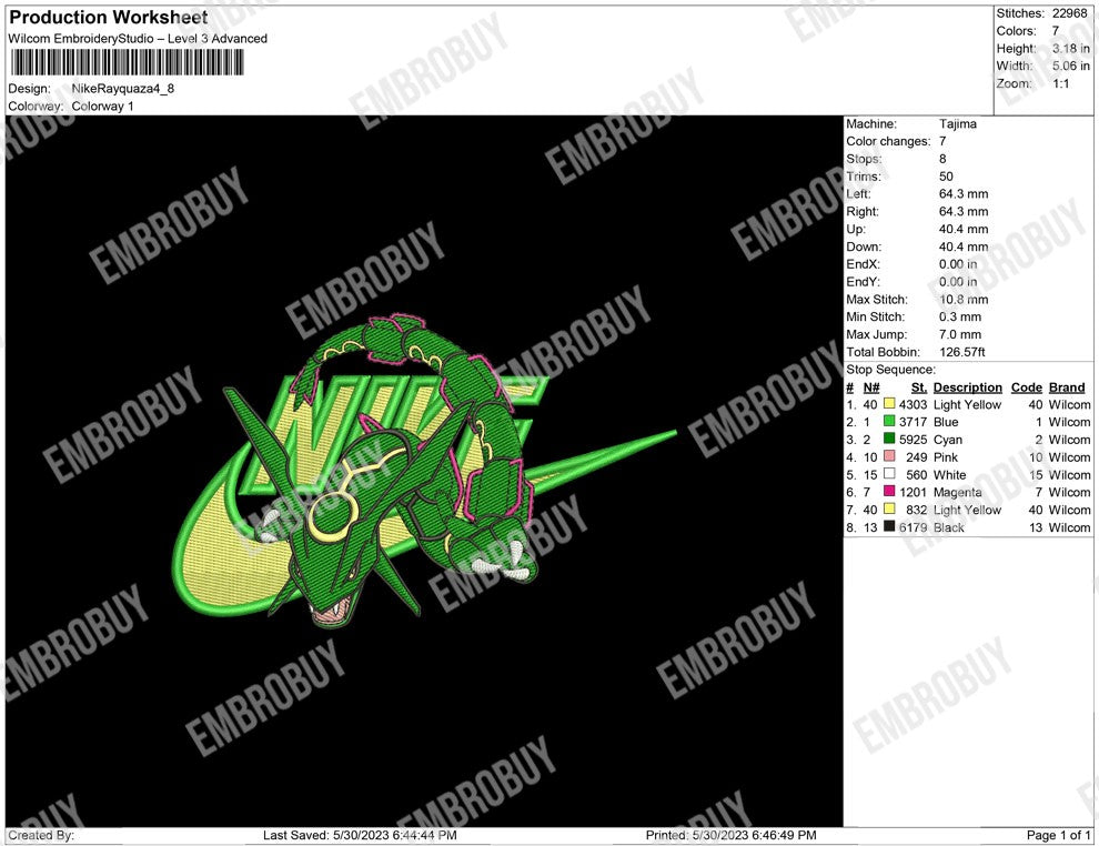 Nike Rayquaza