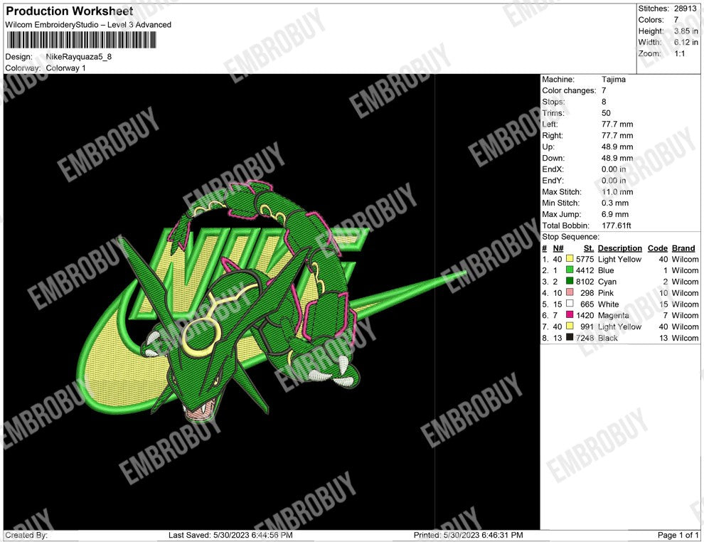 Nike Rayquaza
