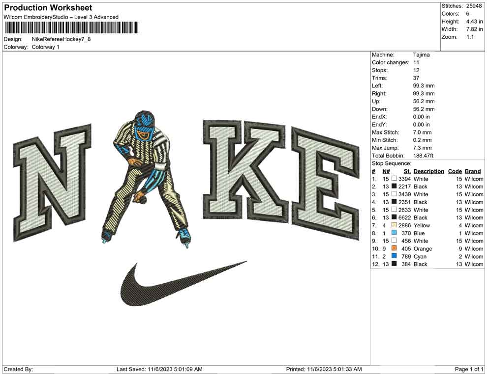 Nike Referee hockey