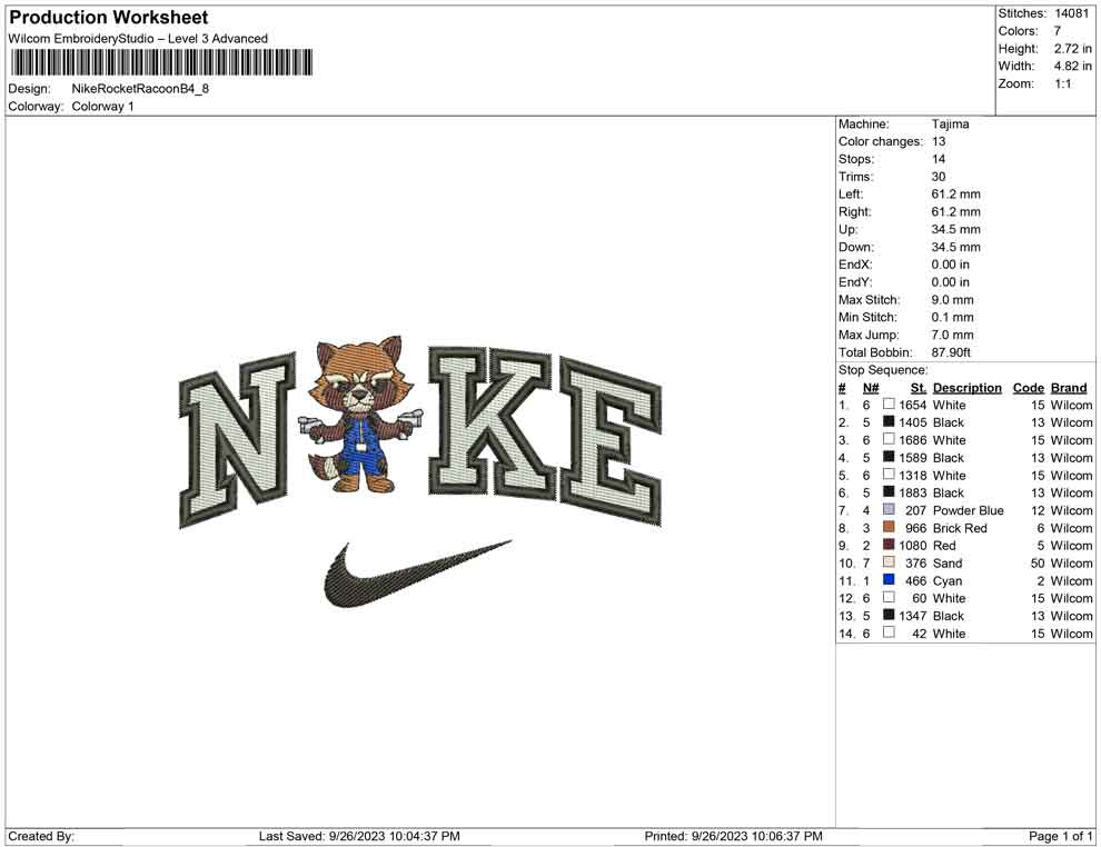 Nike Rocket Racoon B
