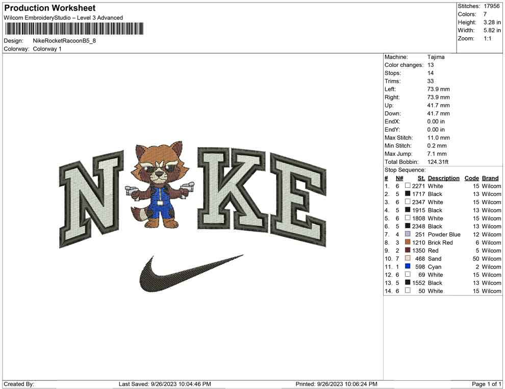 Nike Rocket Racoon B