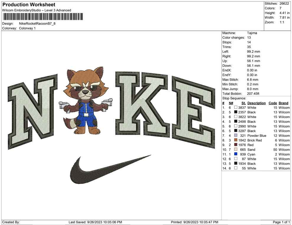 Nike Rocket Racoon B