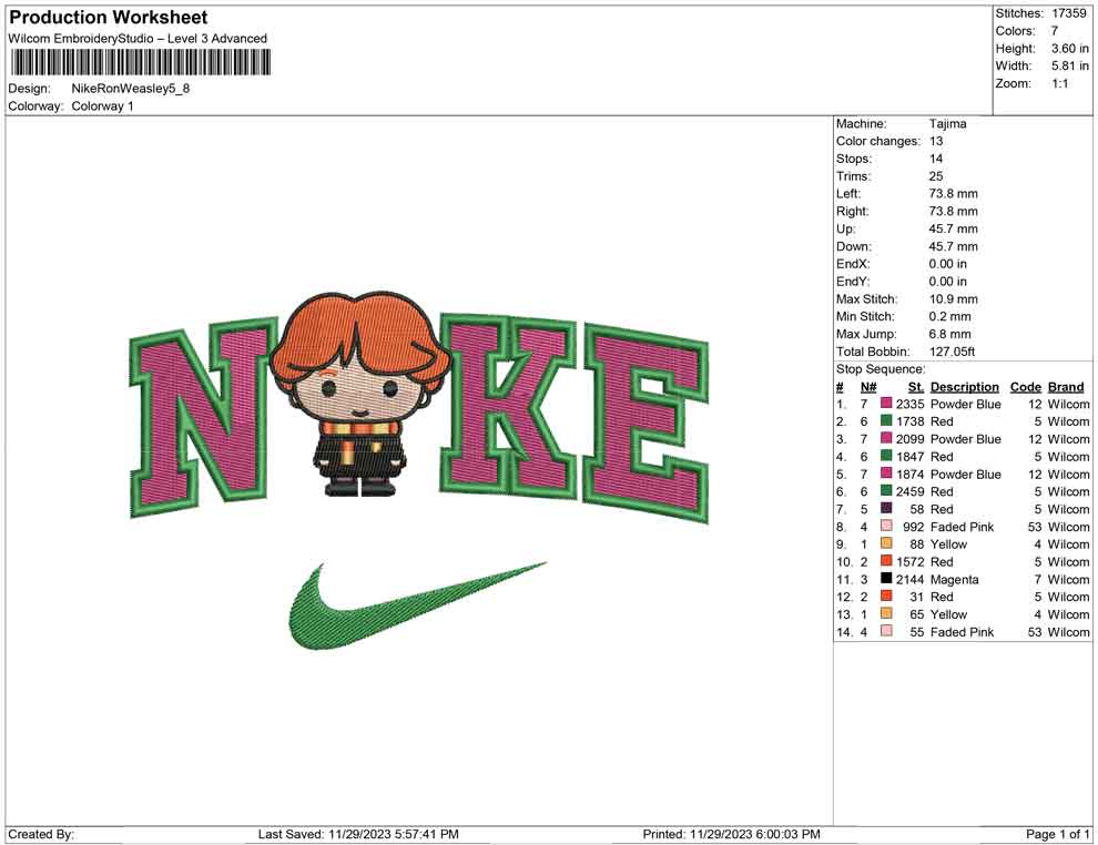 Nike ron weasley