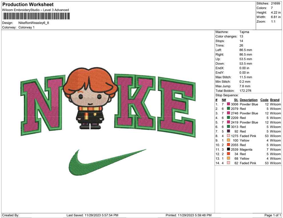 Nike ron weasley