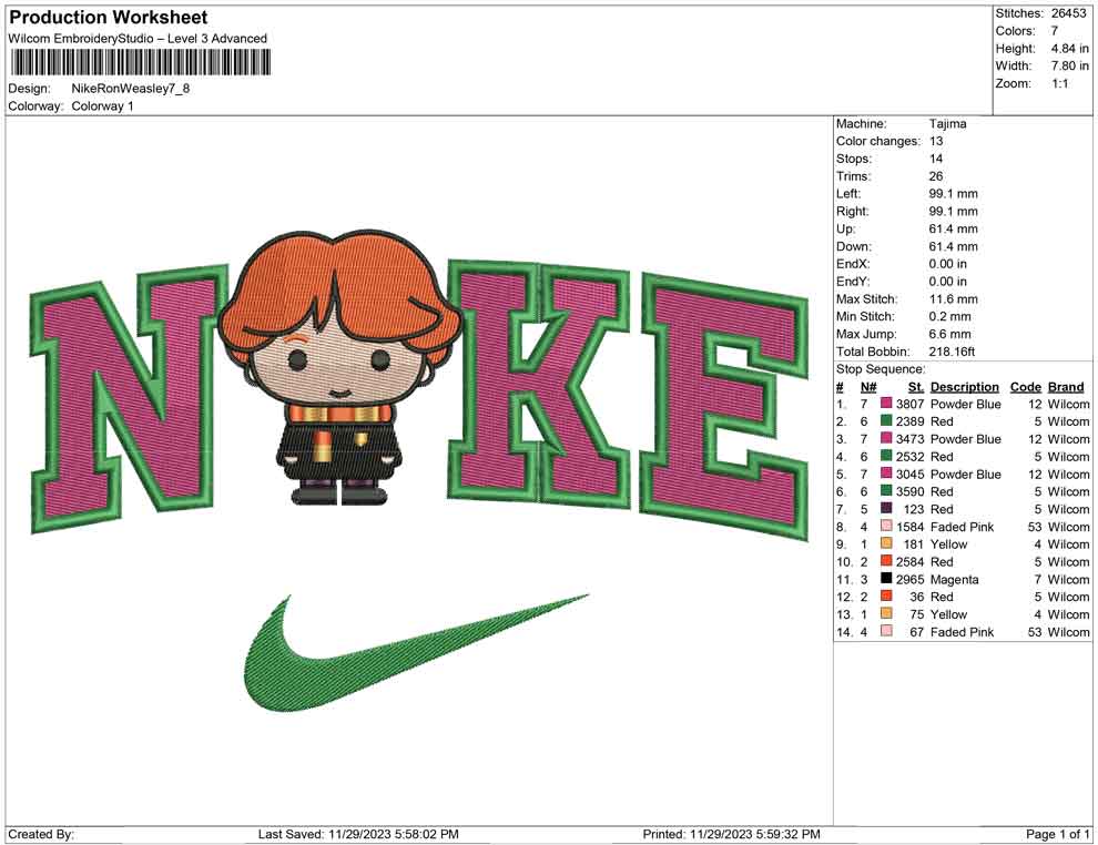 Nike ron weasley