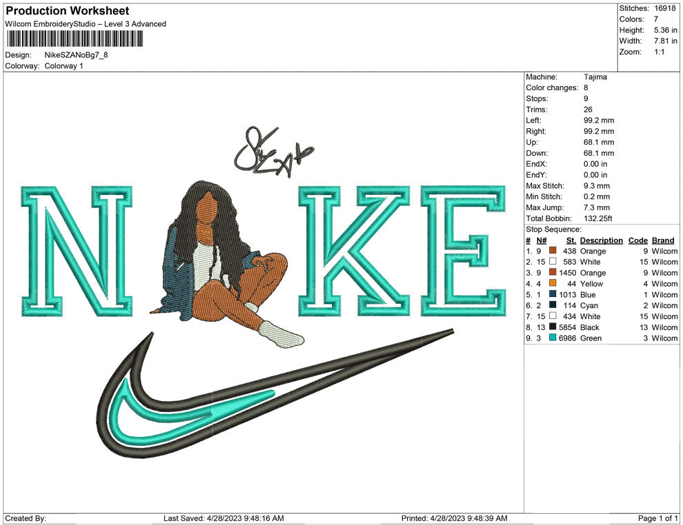 Nike SZA No bg