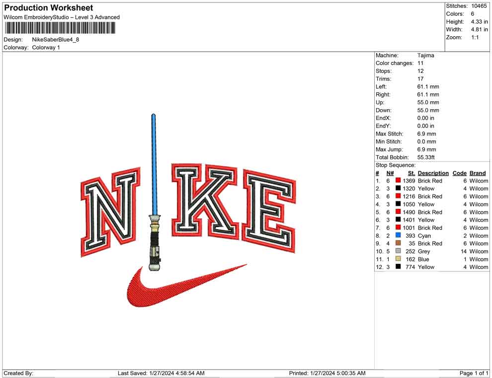 Nike Saber Blue