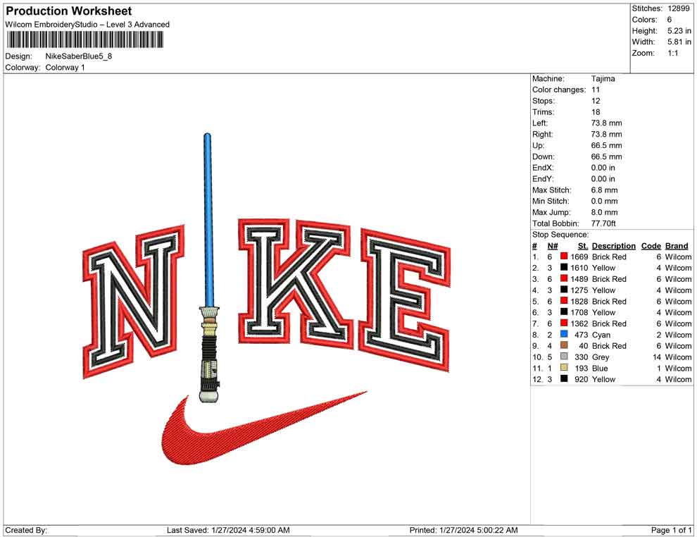 Nike Saber Blue