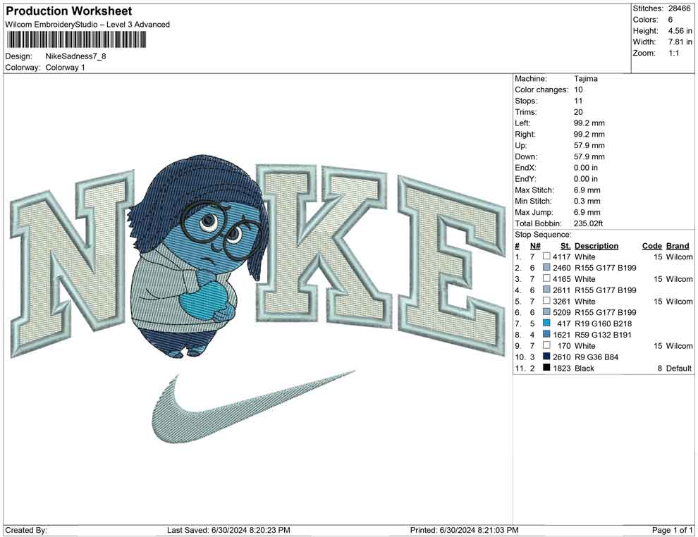 Nike Sadness
