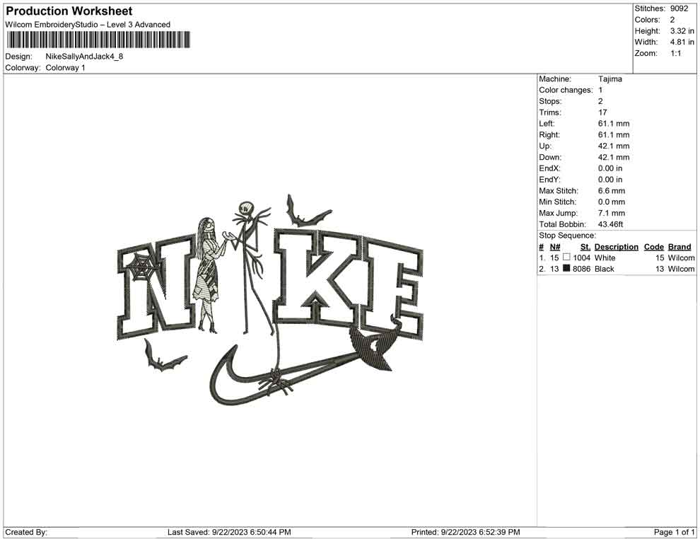 Nike sally and jack