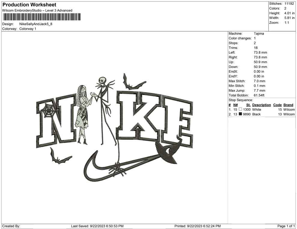 Nike sally and jack