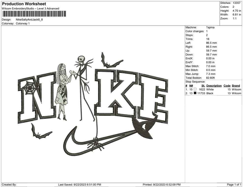 Nike sally and jack