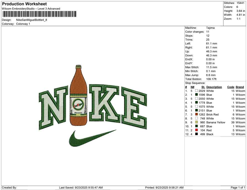 Nike San Miguel Bottle
