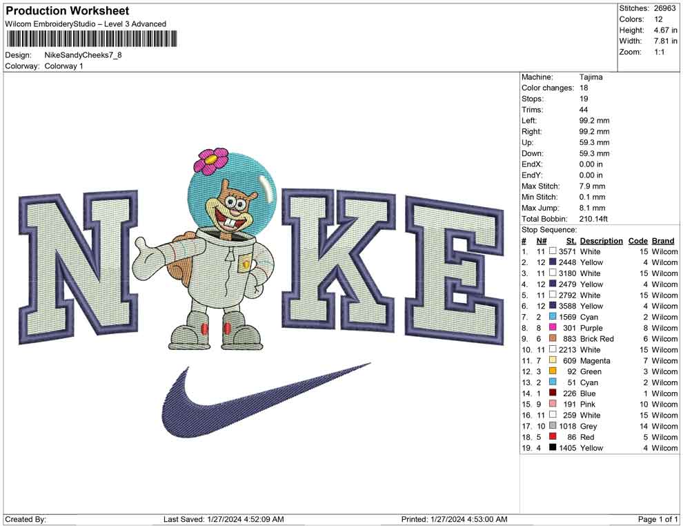 Nike Sandi cheek