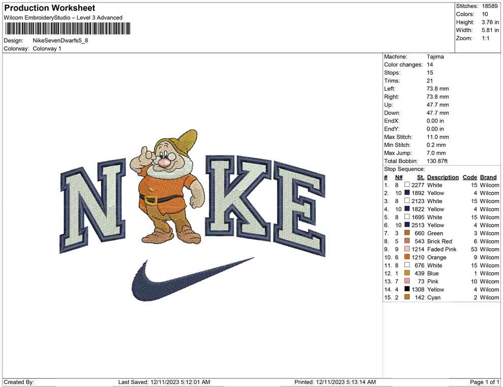 Nike Seven Dwarfs