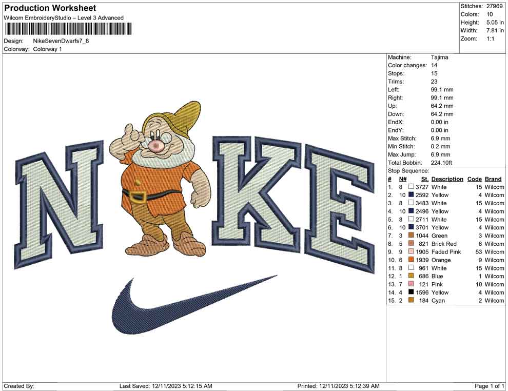 Nike Seven Dwarfs