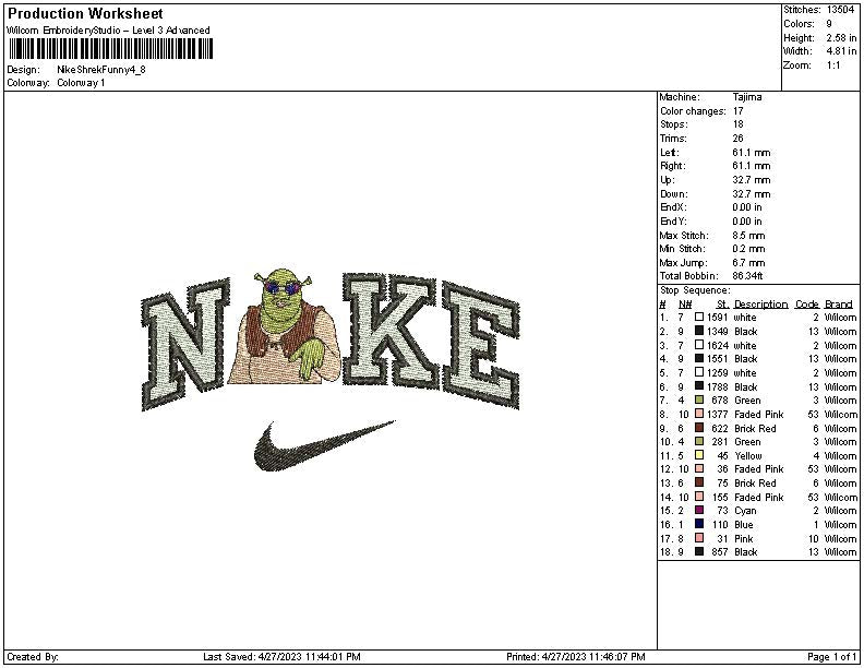 Nike Shrek Funny