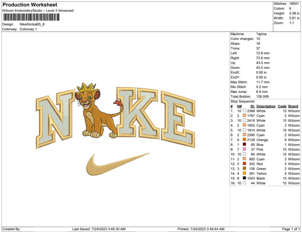 Nike Simba B