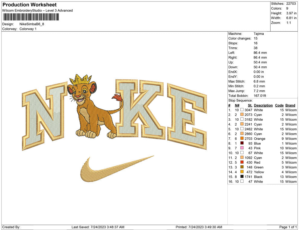Nike Simba B