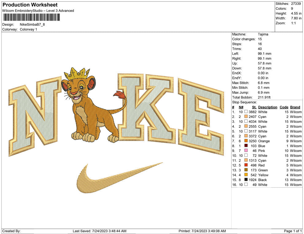 Nike Simba B