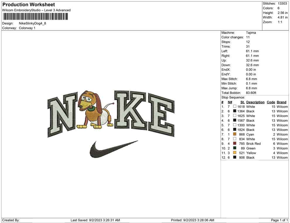 Nike Slinky Dog