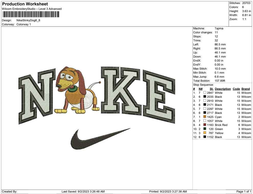 Nike Slinky Dog