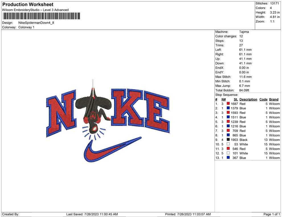 Nike Spiderman Down